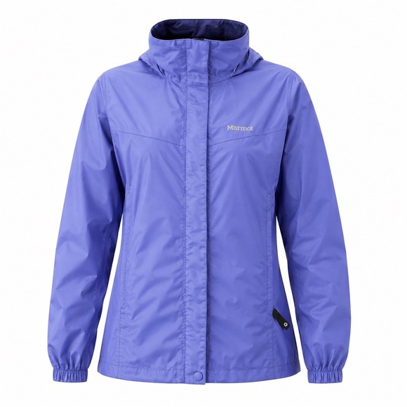 Marmot Other - Marmot PreCip Girls Large Waterproof Hooded Rain Jacket Purple Packable Shell